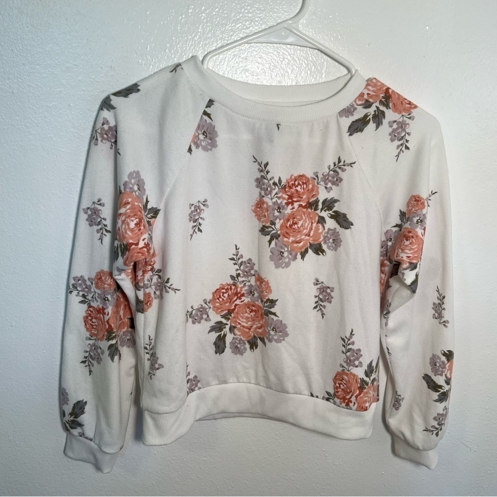 Alya Ginger Floral Crew Neck Sweatshirt - Picture 4 of 12